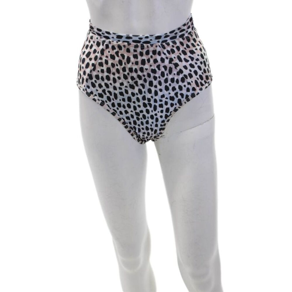 Suboo Women's High Waist Cheeky Swimsuit Bottom Animal Print Size XXS